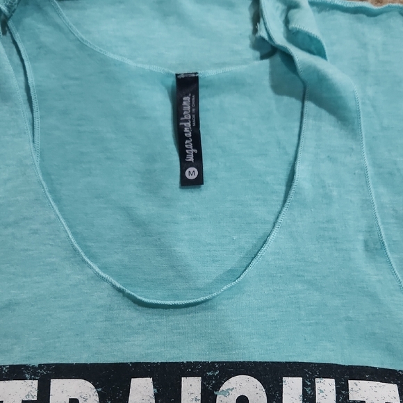 Girls Teal Graphic Tank Top Straight Outta Dance Class - Picture 2 of 2
